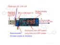 Buckconverter Step Up/Down DC-DC USB Uin:3,5V-12V Uout:1,2V-24V